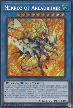 Nekroz of Areadbhair - BLMM-EN135 - Secret Rare - 1st Edition Yugioh NM - Image 1