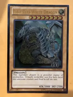 YuGiOh Blue-Eyes White Dragon YSKR-EN001 Ultimate Rare Unlimited (NM) - Image 1