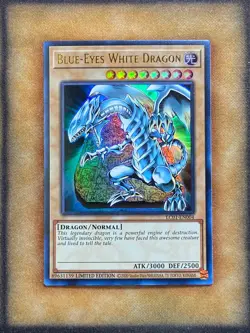 Yugioh Blue-Eyes White Dragon LC01-EN004 Ultra Rare Limited Edition NM - Image 1