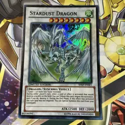Yugioh! MP Stardust Dragon - SHSP-ENSE1 - Super Rare - Limited Edition - Image 1