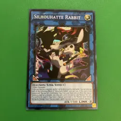 Yugioh Silhouhatte Rabbit MP25-EN090 2025 1st Edition Prismatic Secret Rare NM - Image 3