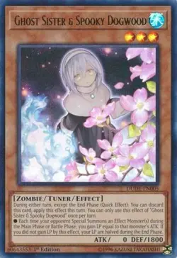 Ghost Sister & Spooky Dogwood (Alternate Art) - DUDE-EN005 - Ultra Rare - 1st Ed - Image 1