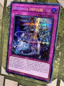 YuGiOh DOMINUS IMPULSE Prismatic Secret Rare MP25-EN116 - Image 1