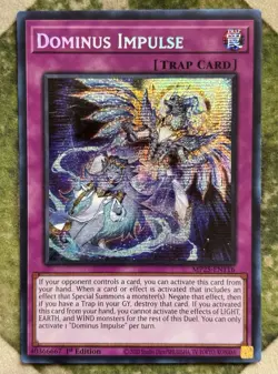 YuGiOh DOMINUS IMPULSE Prismatic Secret Rare MP25-EN116 - Image 2