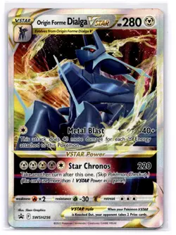 Origin Forme Dialga VSTAR Promo SWSH: Sword & Shield Promo Cards SWSH256 LP-NM - Image 1