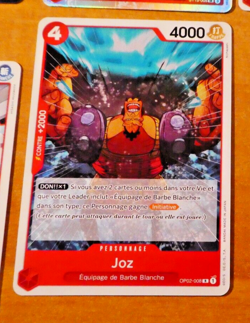 ONE PIECE CARD GAME CARTE FRANCAISE JOZU OP02-008 FR JCC MINT - Image 1