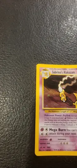 Pokemon Sabrina's Alakazam Gym Challenge Holo Foil Card 16/132 MP - Image 4