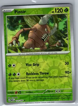 Pinsir 127/165 Reverse Holo SV: Scarlet & Violet 151 - Pokemon Card - NM - Image 1