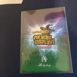 Yu-Gi-Oh! (Pikachu) #E41 - Purple Holo Box Hit - Pikachu Cosplay - Pokemon Card - Image 2