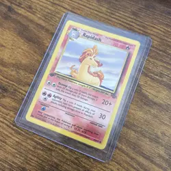 Pokemon TCG Rapidash Jungle 1st Edition Uncommon Card 44/64 - Image 3