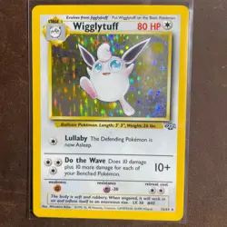 Wigglytuff (16) Holo Rare Jungle 16/64 MP Pokemon Card - Image 1