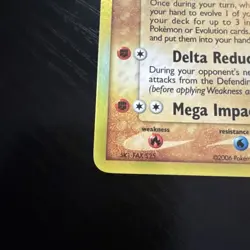 Pokemon TCG Meganium Dragon Frontiers Holo Rare Card 4/101 Delta Species - Image 3