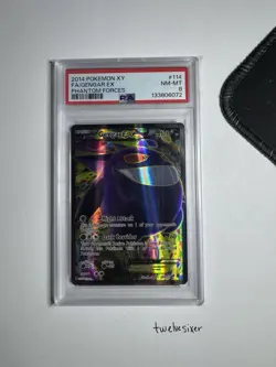 Pokemon Gengar EX Full Art Holo Card 114/119 PSA 8 XY-Phantom Forces - Image 1