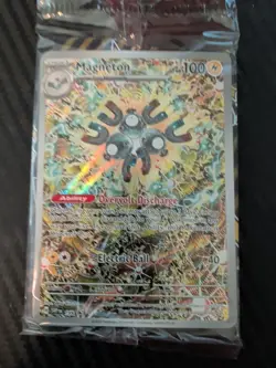 Pokemon TCG Magneton SVP 159 Surging Sparks Promo Card NM Condition, Sealed - Image 1