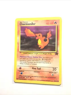 CHARMANDER - 50/82 - INK DOT 'D' ERROR - Team Rocket - Pokemon Card - LP - Image 1