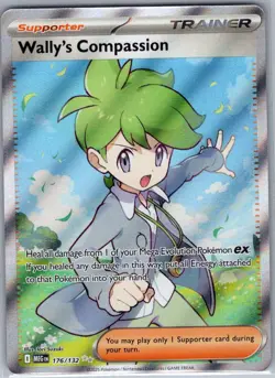 Wally's Compassion - 176/132 ME01: Mega Evolution - Pokemon Card - NM - Image 1