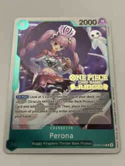 Perona (Judge Pack Vol. 5) OP09-034 One Piece Promotion Cards Foil - Image 1