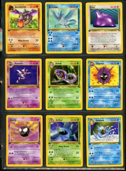 1999 Pokemon 1ST EDITION Fossil Set NON HOLO Card Collection Lot RARE + WotC EX - Image 2