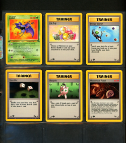 1999 Pokemon 1ST EDITION Fossil Set NON HOLO Card Collection Lot RARE + WotC EX - Image 5