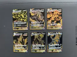 Pokemon SWSH Gold VMax TG 6 Card Lot Urshifu Calyrex Eternatus Duraludon - Image 1