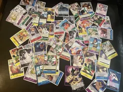 Random One Piece Cards English Lot Of 60+ Excellent Used Condition - Image 1