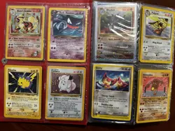 Lot of HOLO Rare Promo 1st edition Vintage Pokemon Card Binder Collection - Image 1