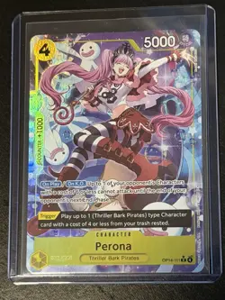 Perona - OP14-111 Alternate Art Azure Sea's Seven Rare Card Alt Art English Ed. - Image 1