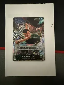 One Piece Card Game - NM - Roronoa Zoro - OP12-020 - Leader - Alt Art - Image 1