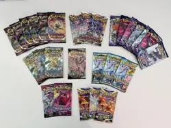 28 Pokemon card Booster Pack Lot ( X & Y, Sun and Moon) Factory Sealed - TCG - Image 1