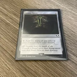 1x Arcane Signet 228, Surge Foil, Warhammer 40K, Magic MTG NM - Image 1