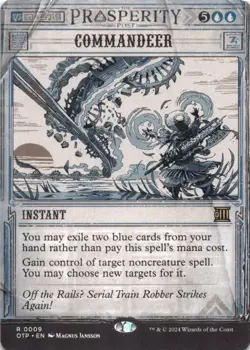 MTG Commandeer Normal NM Outlaws of Thunder Junction: Breaking News Magic 9 - Image 1