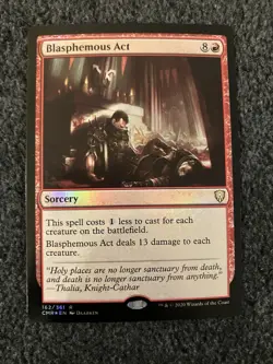 Magic The Gathering MTG - Blasphemous Act Foil - Commander Legends - Image 1