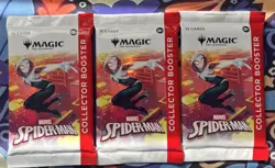 3 (Three) - Magic the Gathering Marvel's Spiderman Collector Boosters mtg - Image 1