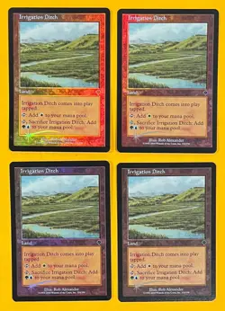 MTG IRRIGATION DITCH (Foil) (x4) Invasion (OldManMTG 011-748) - Image 1