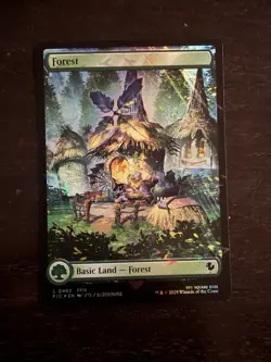 MTG Final Fantasy English Forest Chocobo Tracks 0482 Foil - Image 1