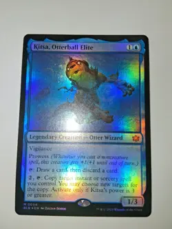 Kitsa, Otterball Elite FOIL - Bloomburrow MTG 0054 LP - Image 1