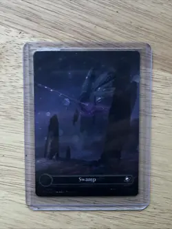 [Galaxy Foil] Swamp (EOE 0369) (Borderless) Mtg Edge of Eternities NM - Image 1