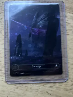 [Galaxy Foil] Swamp (EOE 0369) (Borderless) Mtg Edge of Eternities NM - Image 2