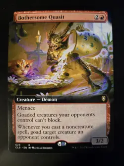 Bothersome Quasit NM EXTENDED Commander Legends: Battle for Baldur's Gate MTG - Image 1