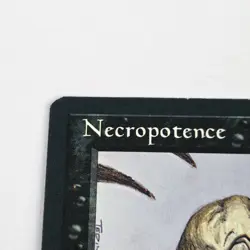 MTG Ice Age Necropotence Magic The Gathering Card Enchantment 1995 - Image 5