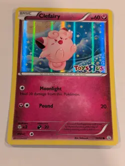 Clefairy 50/83 Toys R US Promo Generations Pokemon Holo Foil Rare Nice! - Image 1