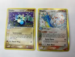 Delta Species Kingdra 10/110 & Seadra 22/101 Dragon Frontiers Holo Pokemon Card - Image 1