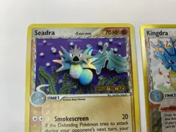 Delta Species Kingdra 10/110 & Seadra 22/101 Dragon Frontiers Holo Pokemon Card - Image 2