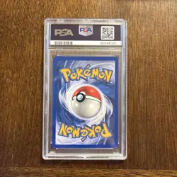 1999 POKEMON BASE SET UNLIMITED #11 NIDOKING-HOLO PSA 8 - Image 2