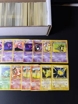 Huge Collection Bulk Lot of 600+ Gym and Neo Pokemon Cards Vintage 1999 WOTC - Image 3