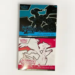 Pokemon Center Black Bolt & White Flare Elite Trainer Box ETB Set Sealed - Image 1