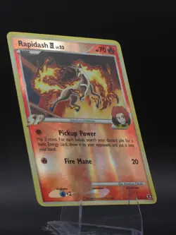 Rapidash 47/111 - Reverse Holo Rising Rivals - LP Pokemon Card TCG - Image 3
