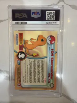 1999 TOPPS POKEMON TV #4 CHARMANDER PSA 8 - Image 2