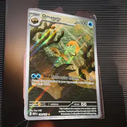 Pokemon TCG Omanyte Sv:151 Full Illustration Rare • 180/165 • NM / M Condition - Image 1