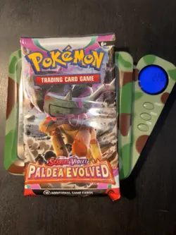 22.6g HEAVY Pokemon Scarlet & Violet Paldea Evolved Booster Pack SEALED Ting - Image 1